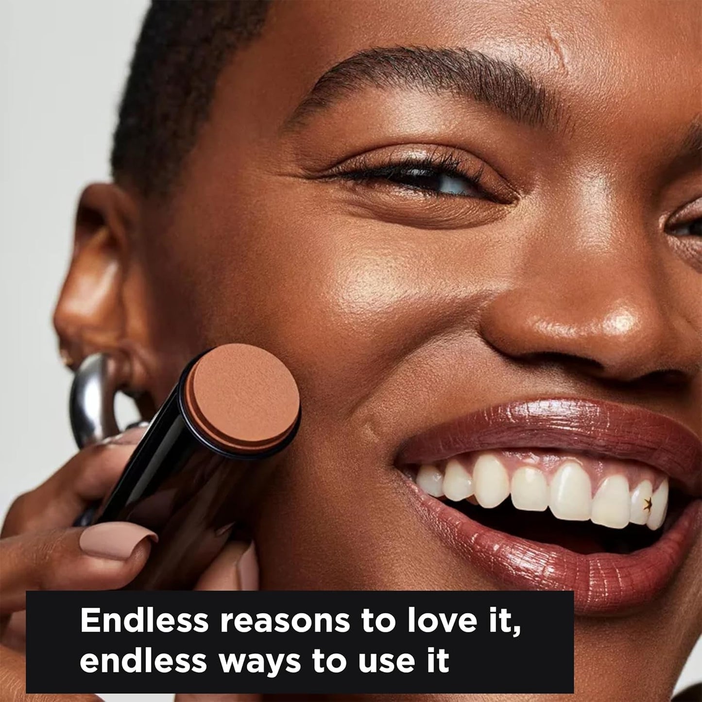 BLK/OPL Skin Perfecting Foundation Stick, SPF 15 Buildable & Blendable Face Foundation Makeup with Matte Finish - Full Coverage, Color Correcting & Sculpting - Hypoallergenic (Black Walnut)