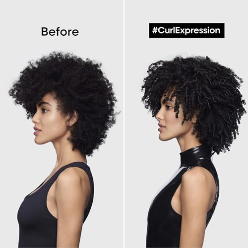L'Oréal Professionnel Paris Curl Expression Leave-In Cream - For Curly and Coily Hair, Provides 2X More Hydration, Paraben-Free