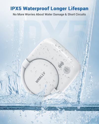Rechargeable Ultrasonic Retainer Cleaner Machine | 50kHz 1.9 inch Ultra-Thin Portable | Night Guard Aligners Jewelry |6pcs Cleaner Tablets Included | Quick & Deep Clean Modes | FSA HSA Approved