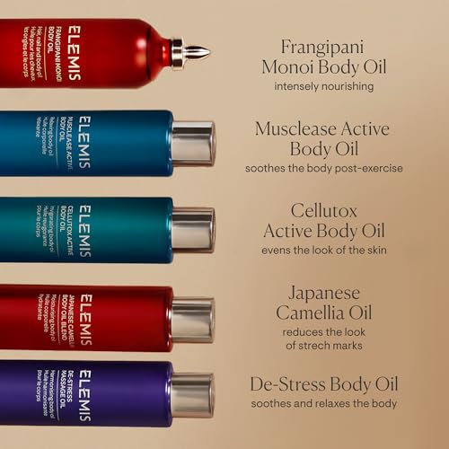 ELEMIS Active Body Concentrate Musclease 100ml, Revitalizing Massage Oil for Tired, Aching Muscles