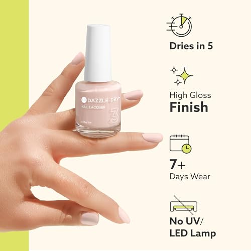 Dazzle Dry Nail Lacquer (Step 3) - Sundress - A light, pastel, buttery yellow. Full coverage cream. (0.5 fl oz)