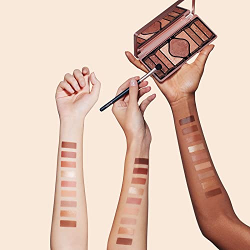 FLORASIS Floral Engraving Phoenix Makeup Palette Makeup Long Lasting Blendable Natural Eyeshadow Palette for Women (02 Retro Brown)