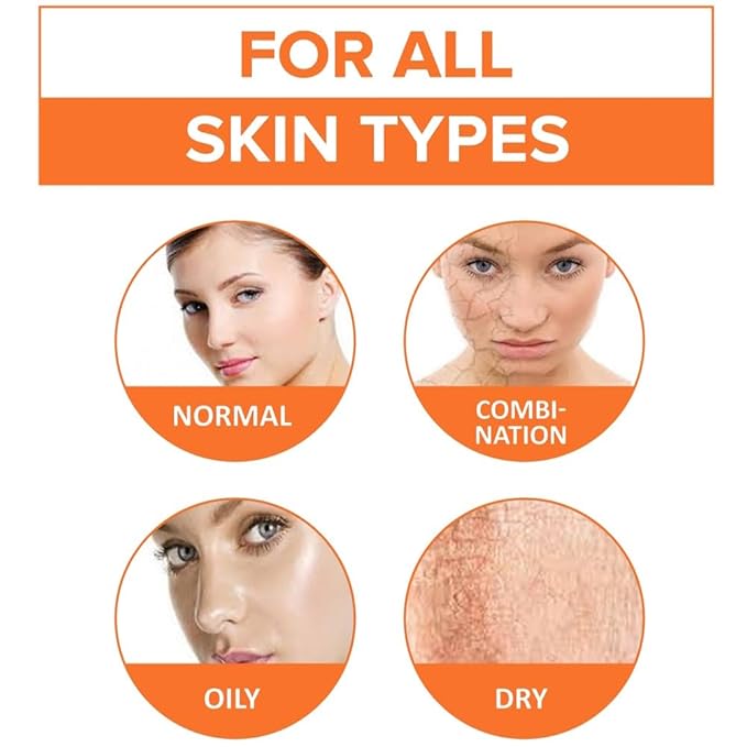 Supercharged Vitamin C Serum with Moisturizing Hyaluronic Acid - Advanced Antioxidant Face and Body Serum - 4 oz