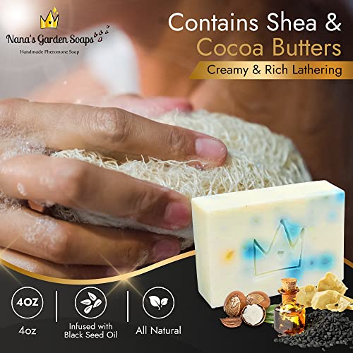 Nana's Garden Pheromone Body Cream + Soap Bar Combo 2oz/4oz Mens (AndrosteRone + AndrosteNone + Androstenol)