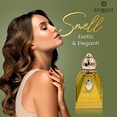 BOROUJ PERLADOR - 85ml - Unisex Perfume for Men & Women - Arab Inspired Fragrance with Musky Notes - Long Lasting Cologne Mist & Body Spray - for Him & Her