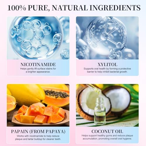 2Pack Niacinamide Whitening Toothpaste, Niacinamide Intensive Toothpaste, Fresh Breath, Remove Tooth Stains, 7.6 Oz