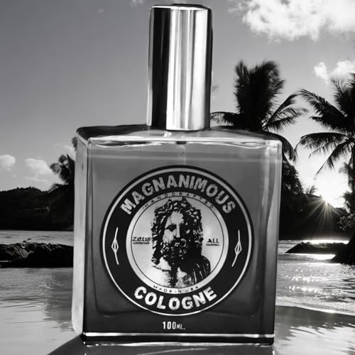MAGNANIMOUS COLOGNE (100 ML) - "SPARTA" SCENT (GUNPOWDER, BLACK PEPPER, OAK MOSS, VANILLA, CITRON, PATCHOULI, BLACK MUSK...) SMELL MAGNANIMOUS WITH THE BEST SMELLING COLOGNE ON THE PLANET!