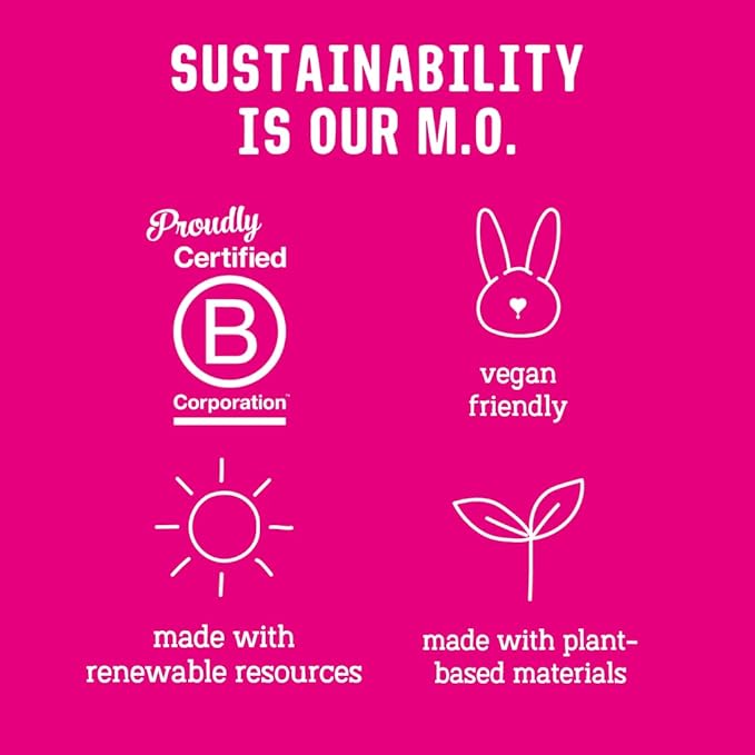 Flo Bamboo Extra Long Period Pads with Wings (10 Pads) - Ultra Absorbent, High Protection