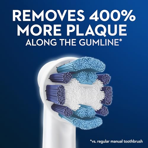 Oral-B Precision Clean Replacement Brush Heads for an Oral-B Electric Toothbrush, Pack of 6