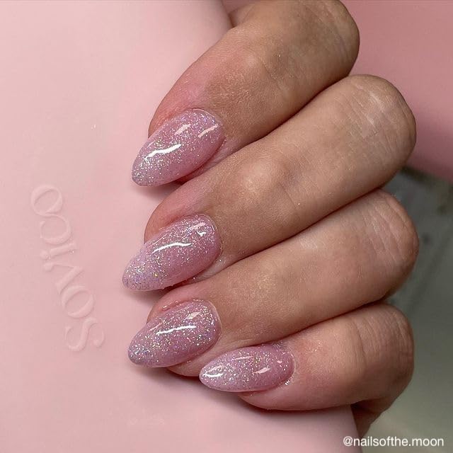 Twinkled T Gel Baby Gel Nail Polish - Long Lasting 15ml Soak Off LED UV Nail Lamp Gel Polish for Nail Art 0.5oz (Bel Air Baby)