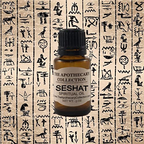 SESHAT Egyptian Spiritual Oil (aceite) for Hoodoo, Voodoo, Santeria, Wicca, Rootwork, & Spells