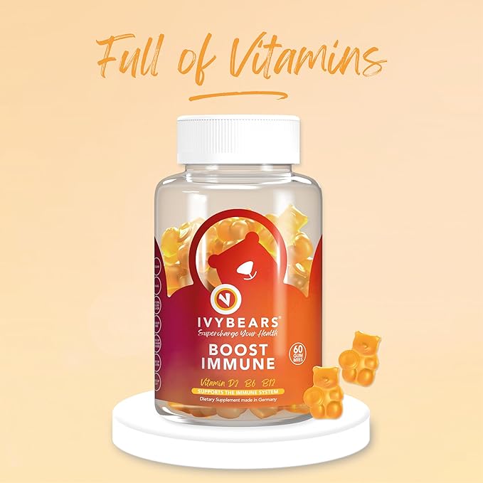Men’s Hair Vitamins and Boost Immune Gummies - 60 Count