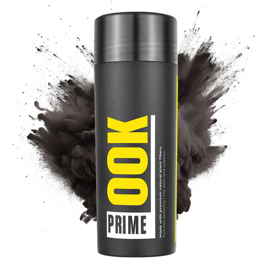 Prime Look Hair Building Fibers 27.5g - Instant Thickening for Thinning Hair For Men & Women - Matches All Hair Colors - Luxurious Hair Fibers for Fuller Look - Superior Formula (Dark Brown)
