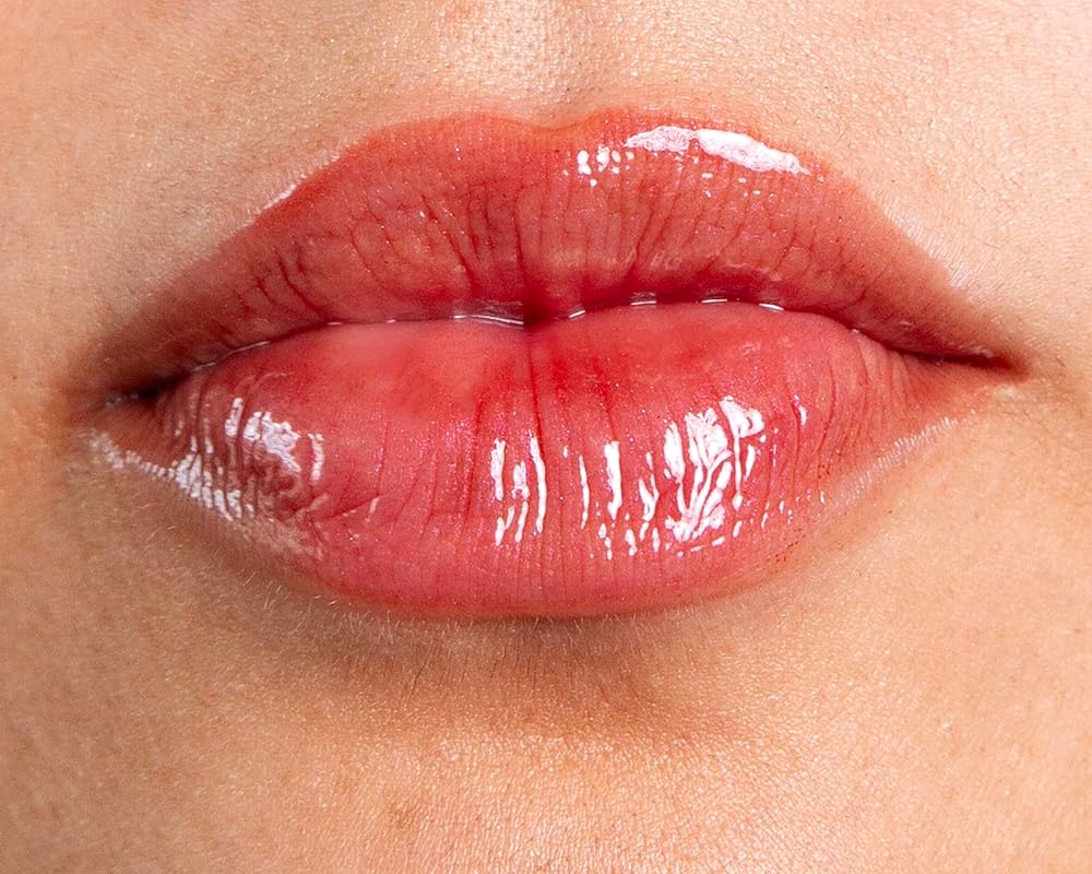 | Handmade, Vegan, Moisturizing Lip Gloss, Non-Sticky Lip Gloss (Lava)