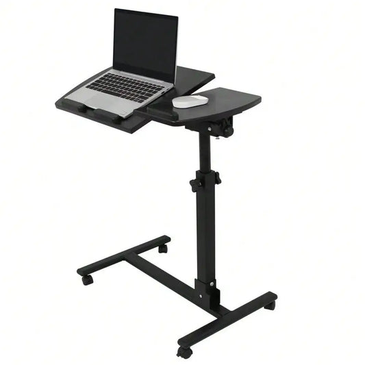 Mobile Rolling Laptop Table Adjustable