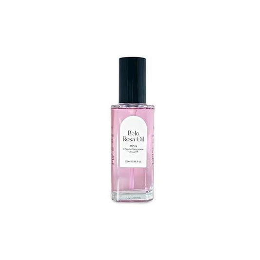 Obsidian Belo Rosa Hair Oil - 3.38 fl. oz. | Lightweight Botanical Blend for Smooth, Shiny Rose Scent