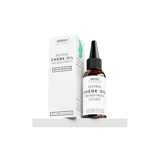 Chebe Oil for Hair Growth with Biotin With African Powder - Organic Grease Tonic Rerowth Kibbeh