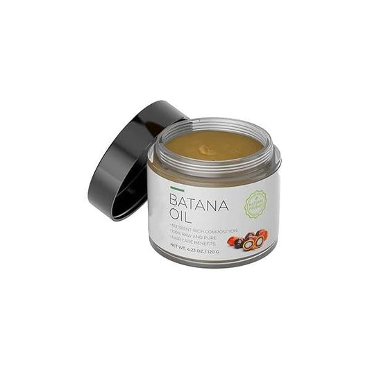 Generic Raw Batana Oil for Hair Growth: 100% Pure - Dr. Sebi from Honduras Unrefined Promotes thickness Men & Women 4.2 OZ.