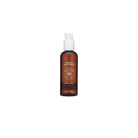 Sienna Naturals - Lock & Seal Oil Lightweight Anti-Breakage Hydrating Hair for Moisture and Repair Strengthens Supports Split Ends with Baobab Grape Seed Clean Vegan, 3oz
